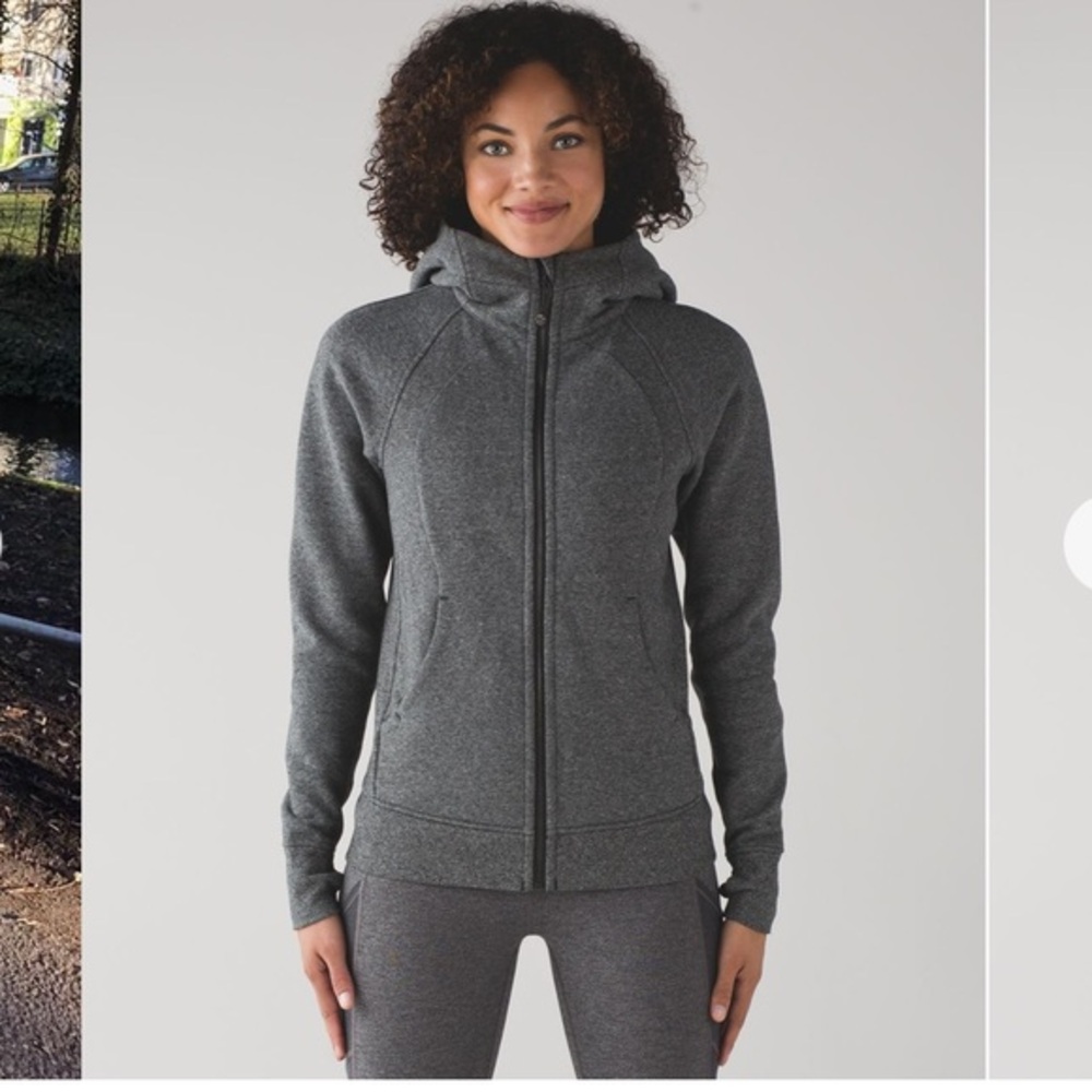 lululemon athletica Black Zip Up Sweater